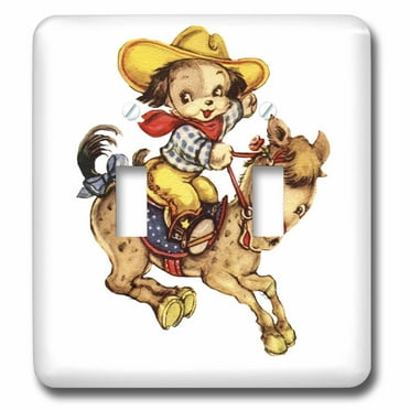 3dRose lsp_1185_2 Carousel Horse in Pink Double Toggle Switch 3dRose lsp_1185_2 Carousel Horse in Pink Double Toggle Switch
